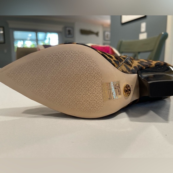 Tory Burch | NWT | Lila Ankle Boots | Leopard Calf Hair | 7.5 - Picture 6 of 12